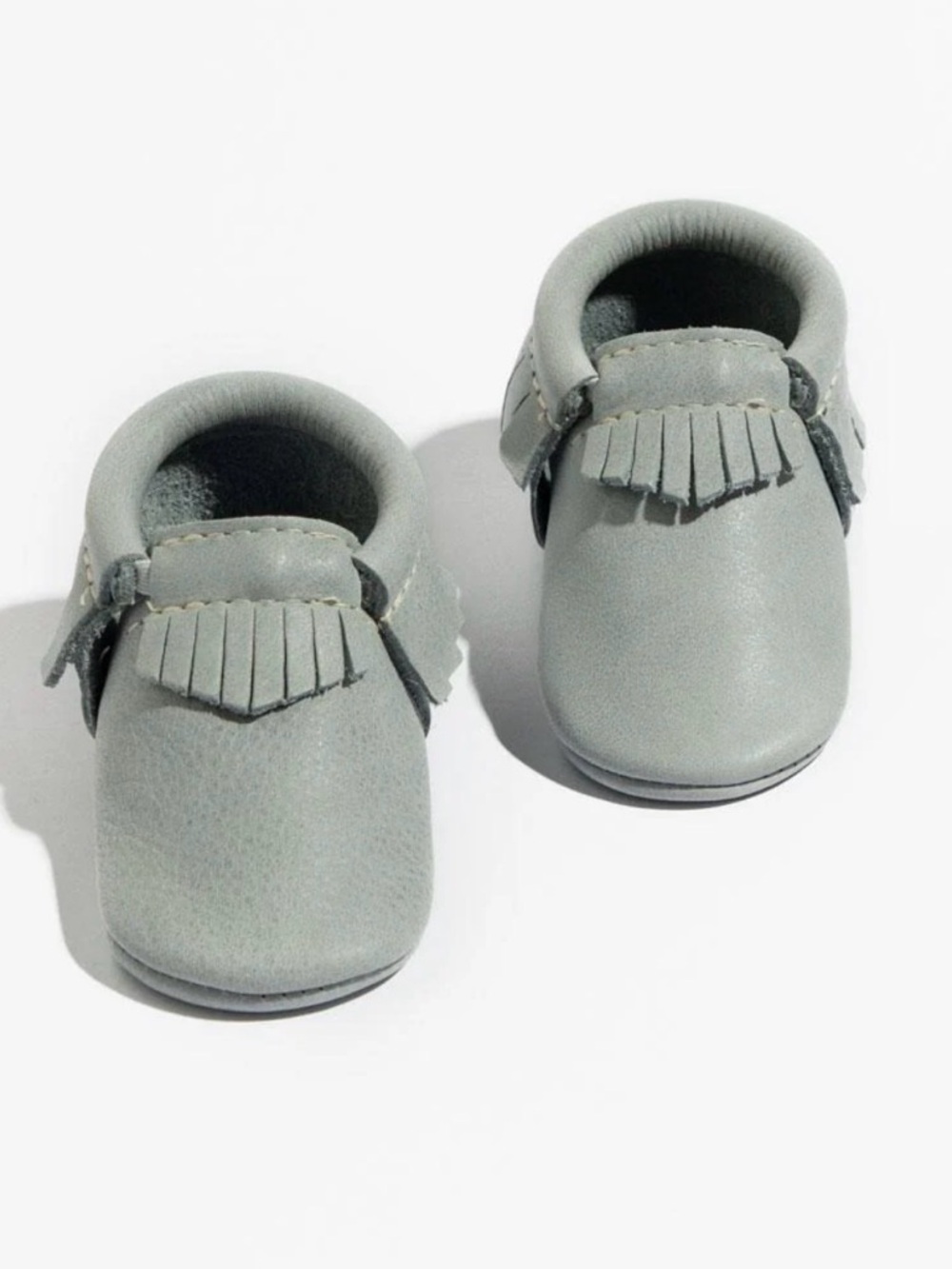 Freshly Picked Baby Moccasins - Gray